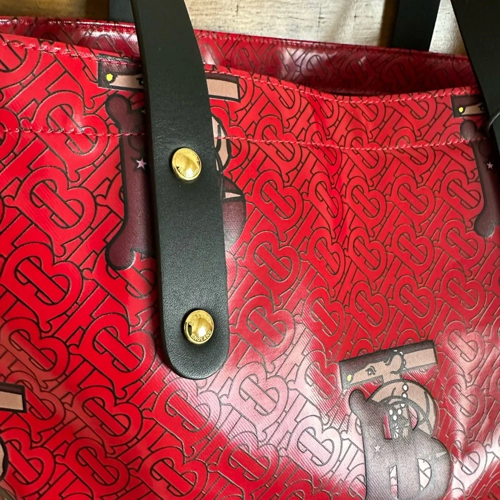 SOLD Auth Burberry Limited Edition London Tote Bag NEW - Picture 5 of 16